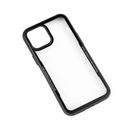 iPhone 12 Pro Max Suojakuori Karkaistua Lasia Musta