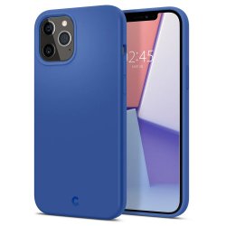 iPhone 12 Pro Max Suojakuori Silikoni Linen Blue