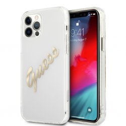 iPhone 12 Pro Max Kuori Vintage Script Kulta Kirkas