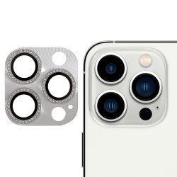 iPhone 13 Pro/iPhone 13 Pro Max Kameran linssinsuojus Rhinestone Hopea