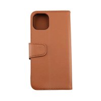 iPhone 13 Pro Kotelo Ulostaitettava Korttikotelo Ruskea