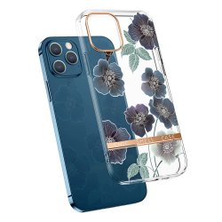 iPhone 13 Pro Kuori Kukkakuvio Sininen