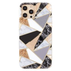 iPhone 13 Pro Kuori Marmorikuvio Musta Valkoinen