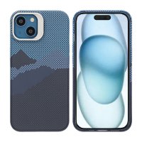 iPhone 13/iPhone 14 Kuori Taittuva MagSafe-jalusta Sininen