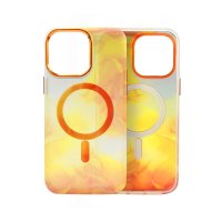 iPhone 14 Plus Kuori Kuvio Oranssi