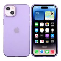 iPhone 14 Plus Kuori Kameran puskuri Frosted Violetti