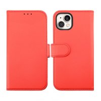 iPhone 14 Plus Kotelo Detachable Wallet Case Punainen
