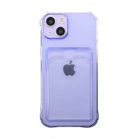 iPhone 14 Plus Kuori Korttipidike Iskunkestävä Violetti