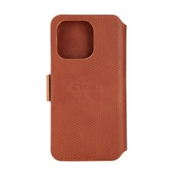 iPhone 14 Pro Kotelo Leather PhoneWallet Cognac