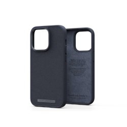 iPhone 14 Pro Max Kuori Genuine Leather Case Musta