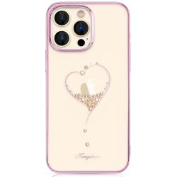 iPhone 14 Pro Kuori Sydänkuvio Ruusukulta