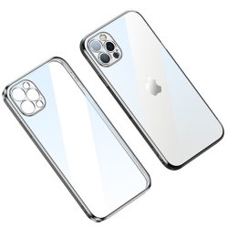 iPhone 14 Pro Kuori Pinnoitettu reuna Hopea