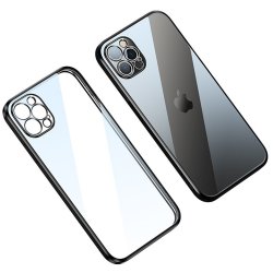 iPhone 14 Pro Kuori Pinnoitettu reuna Musta