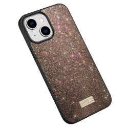 iPhone 14 Kuori Glitter Ruusukulta