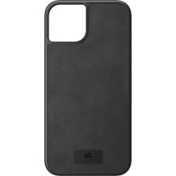 iPhone 14 Plus Kuori Real Leather Case Musta