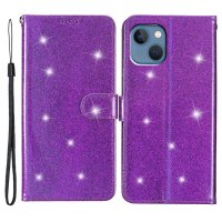 iPhone 15 Kotelo Glitter Violetti