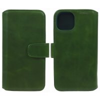 iPhone 15 Plus Kotelo Essential Leather Juniper Green