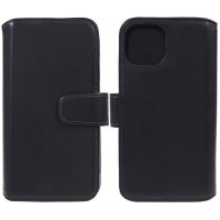 iPhone 15 Plus Kotelo Essential Leather Raven Black