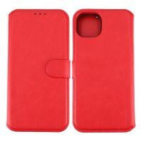iPhone 15 Plus Kotelo Detachable Wallet Case Punainen