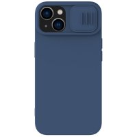 iPhone 15 Plus Kuori CamShield Silky Sininen