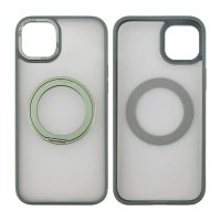 iPhone 15 Plus Kuori Kiertää Telinetoiminto Vihreä
