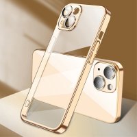 iPhone 15 Plus Kuori Pinnoitettu reuna Kulta