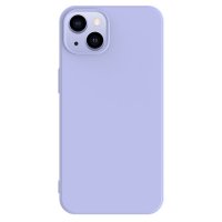 iPhone 15 Plus Kuori Silikonirakenne Violetti