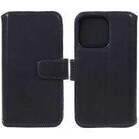 iPhone 15 Pro Kotelo Essential Leather Raven Black