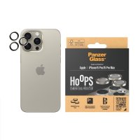 iPhone 15 Pro/iPhone 15 Pro Max Kameran linssinsuojus Hoops Natural Metal