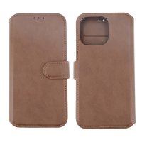 iPhone 15 Pro Max Kotelo Aito Nahka Ruskea