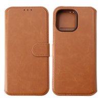 iPhone 15 Pro Max Kotelo Detachable Wallet Case Ruskea