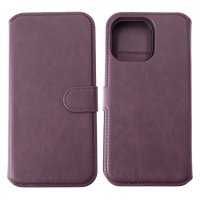 iPhone 15 Pro Max Kotelo Detachable Wallet Case Violetti