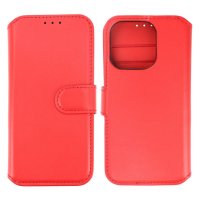 iPhone 15 Pro Kotelo Aito Nahka Punainen