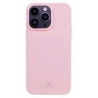 iPhone 15 Pro Kuori Jelly Glitter Vaaleanpunainen