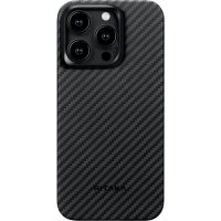 iPhone 15 Pro Kuori MagEZ Case 4 Black/Grey Twill
