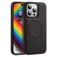 iPhone 15 Pro Kuori MagSafe Denim Jacket Musta