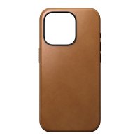 iPhone 15 Pro Kuori Modern Leather Case English Tan