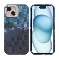 iPhone 15 Kuori Taittuva MagSafe-jalusta Sininen
