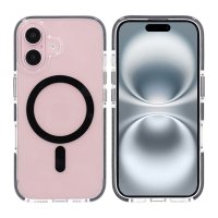 iPhone 16 Kuori Iskunkestävä MagSafe Musta