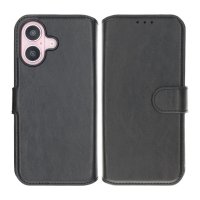 iPhone 16 Kotelo Detachable Wallet Case Musta
