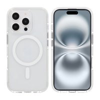 iPhone 16 Pro Max Kuori Iskunkestävä MagSafe Valkoinen