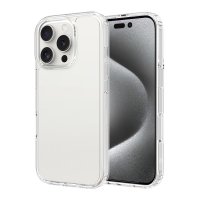 iPhone 16 Pro Max Kuori Silikoni Läpinäkyvä