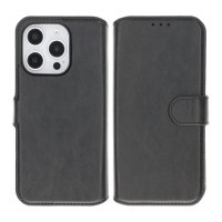 iPhone 16 Pro Kotelo Detachable Wallet Case Musta