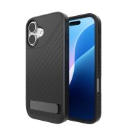 iPhone 16 Kuori Denali Snap Kickstand Musta