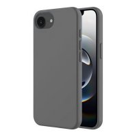 iPhone 16e/17e Kuori Silikoni Harmaa