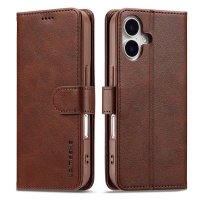 iPhone 17 Kotelo Korttitaskulla Telinetoiminto Tummanruskea