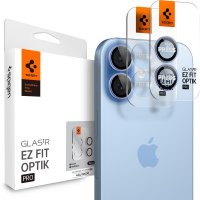 iPhone 17 Kameran suoja GLAS.tR EZ Fit Optik Pro 2-pakkaus Sininen