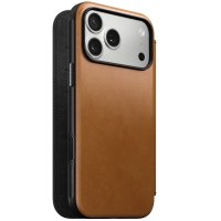 iPhone 17 Pro Max Kotelo Modern Leather Folio English Tan