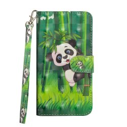 iPhone 7/8/SE Kotelo Korttitasku Aihe Panda