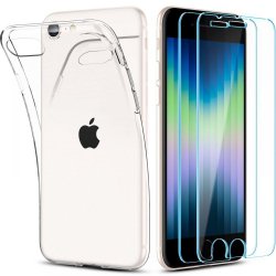 iPhone 7/8/SE Kuori Näytönsuoja Crystal Pack Crystal Clear